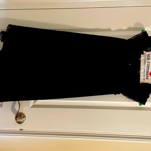 Black Roni off the shoulder ruffle dress